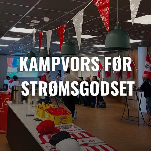 Kampvors før Strømsgodset