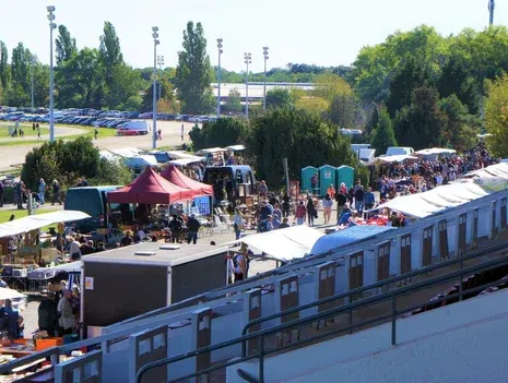 26th Giant Flea Market at the Karlshorst Trotting Track in Berlin