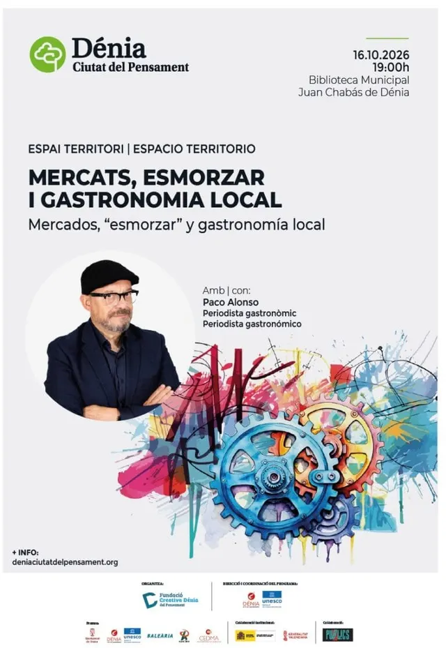 Charla «Mercats, esmorzar i gastronomia local» con Paco Alonso
