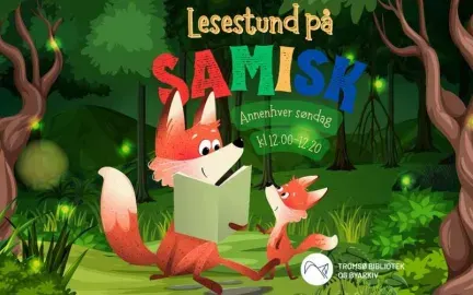 Lohkkanboddu sámegillii - Lesestund på samisk