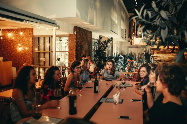 Bar with alumni - Amsterdam