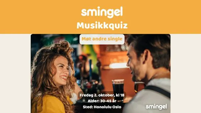 Smingel Musikkquiz (30-45 years)