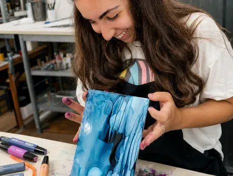 Flow & Form - Introduction to Alcohol Ink