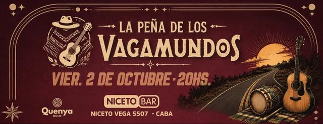 Vagamundos Peña at Niceto Bar