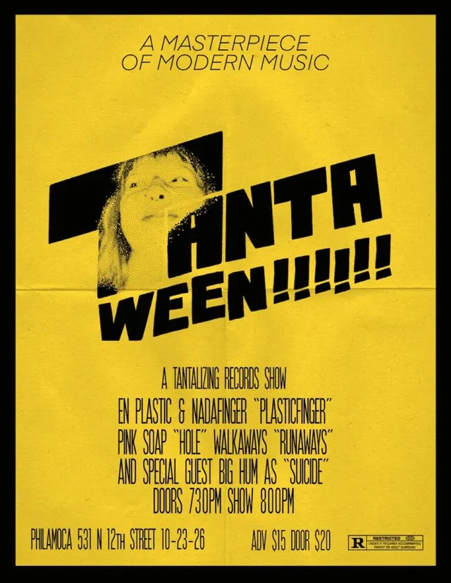 En Plastic & Nadafinger as Plasticfinger — w/ Pink Soap as Hole + Walkaways as Runaways + Big Hum as Suicide