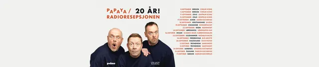 [fredag ekstrashow] Papaya / Radioresepsjonen 20år