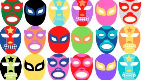 Kids Take Home Craft: Lucha Masks