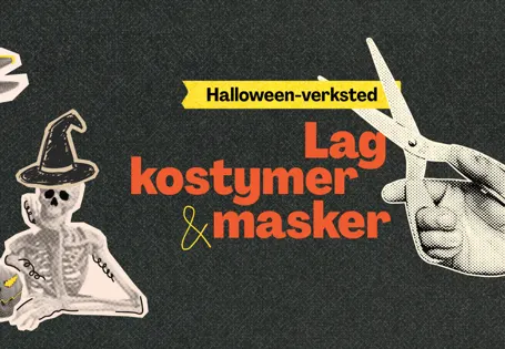 Halloween-verksted: Lag kostymer og masker