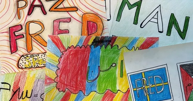 Vernissage: utställning på tema fred med Askebyskolan