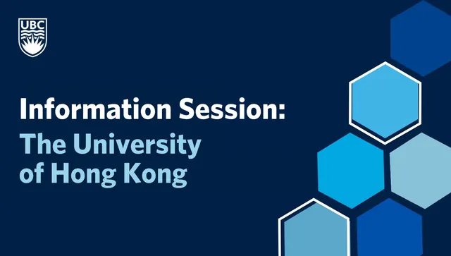Information Session: The University of Hong Kong