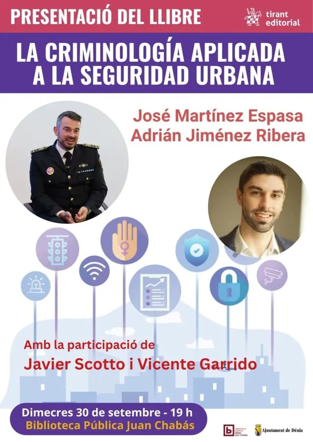 Presentación del libro «Criminología aplicada a la seguridad urbana»