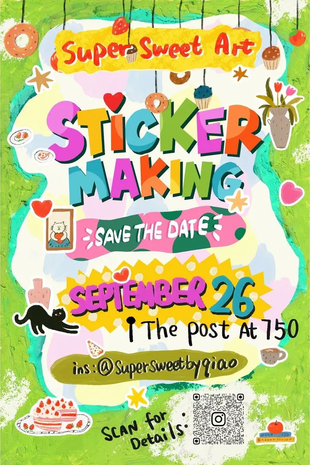 Super Sweet Sticker Making Social