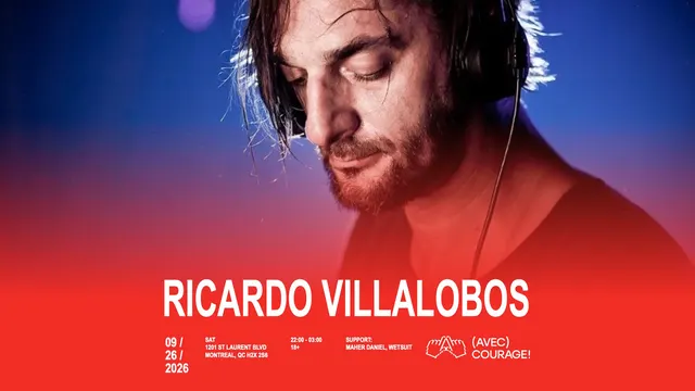 Avec) Courage x SAT — Ricardo Villalobos b2b Maher Daniel • Wetsuit
