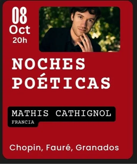 MATHIS CATHIGNOL, Francia NOCHES POÉTICAS